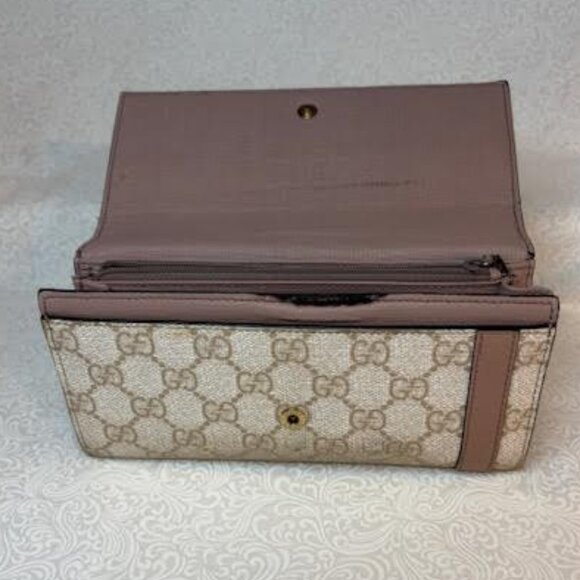 Gucci Long Wallet Women's Beige - Picture 3 of 13